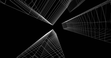 soyut mimari duvar kağıdı, dijital arkaplan