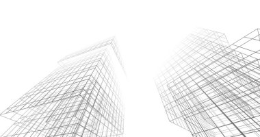 soyut mimari duvar kağıdı, dijital arkaplan