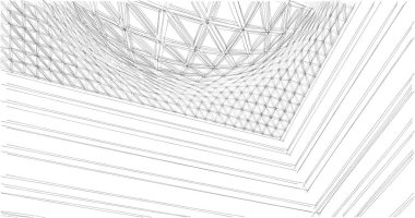 soyut mimari duvar kağıdı, dijital arkaplan