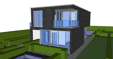 soyut mimari duvar kağıdı, dijital arkaplan