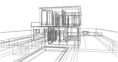 soyut mimari duvar kağıdı, dijital arkaplan