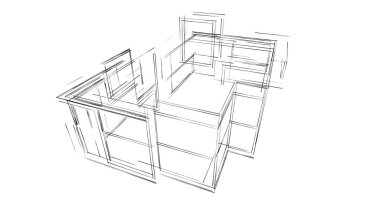 soyut mimari duvar kağıdı, dijital arkaplan