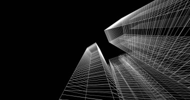 soyut mimari duvar kağıdı, dijital arkaplan