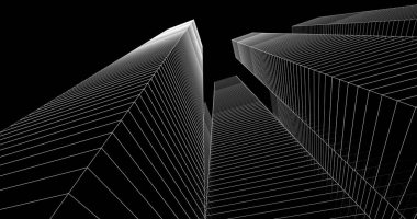 soyut mimari duvar kağıdı, dijital arkaplan