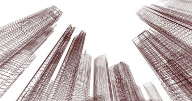 soyut mimari duvar kağıdı, dijital arkaplan