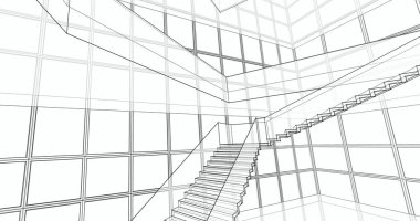 soyut mimari duvar kağıdı, dijital arkaplan