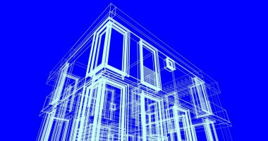 çizgili mimari duvar kağıdı, dijital arkaplan