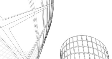 soyut mimari duvar kağıdı, dijital arkaplan