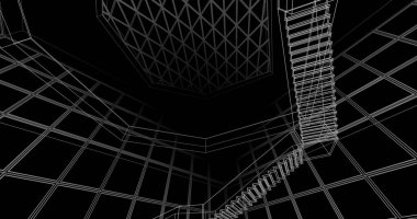 soyut mimari duvar kağıdı, dijital arkaplan