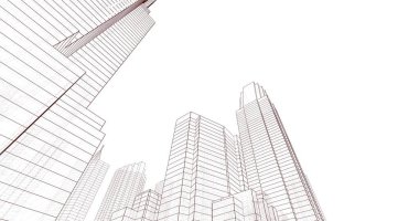 soyut mimari duvar kağıdı, dijital arkaplan