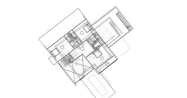 soyut mimari duvar kağıdı, dijital arkaplan