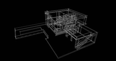 çizgili mimari duvar kağıdı, dijital arkaplan