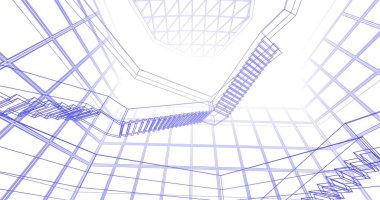 soyut mimari duvar kağıdı, dijital arkaplan