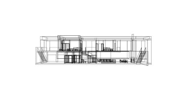 çizgili mimari duvar kağıdı, dijital arkaplan