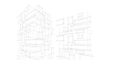 soyut mimari duvar kağıdı, dijital arkaplan