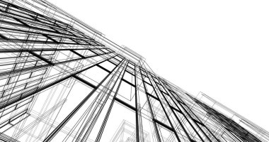 soyut mimari duvar kağıdı, dijital arkaplan