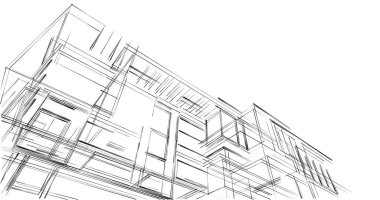 soyut mimari duvar kağıdı, dijital arkaplan