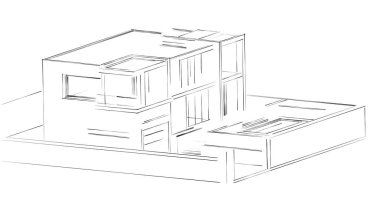 soyut mimari duvar kağıdı, dijital arkaplan