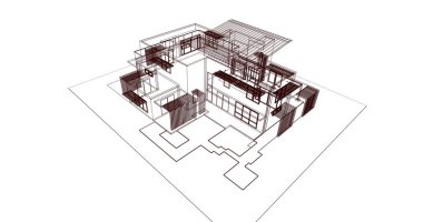 çizgili mimari duvar kağıdı, dijital arkaplan