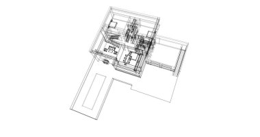 çizgili mimari duvar kağıdı, dijital arkaplan