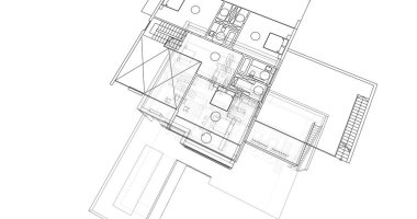 soyut mimari duvar kağıdı, dijital arkaplan