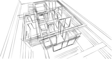 soyut mimari duvar kağıdı, dijital arkaplan