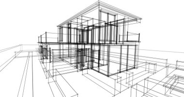 soyut mimari duvar kağıdı, dijital arkaplan