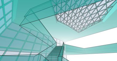 soyut mimari duvar kağıdı, dijital arkaplan