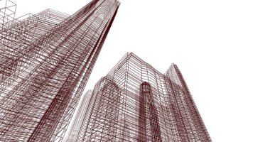 soyut mimari duvar kağıdı, dijital arkaplan