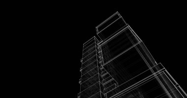 soyut mimari duvar kağıdı, dijital arkaplan