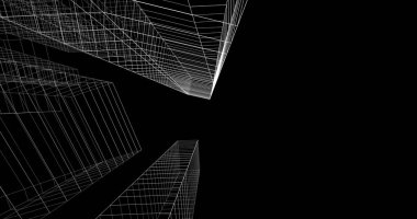 soyut mimari duvar kağıdı, dijital arkaplan