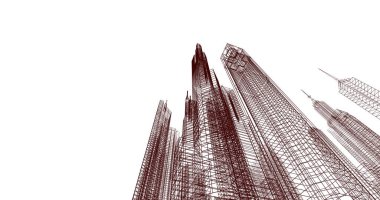 soyut mimari duvar kağıdı, dijital arkaplan