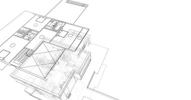 soyut mimari duvar kağıdı, dijital arkaplan