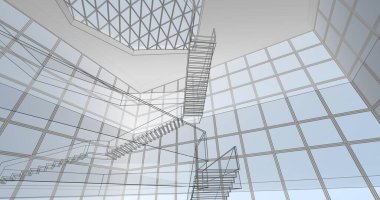 soyut mimari duvar kağıdı konsepti, dijital arkaplan