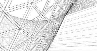 soyut mimari duvar kağıdı, dijital arkaplan