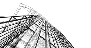 soyut mimari duvar kağıdı, dijital arkaplan