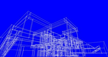 çizgili mimari duvar kağıdı, dijital arkaplan