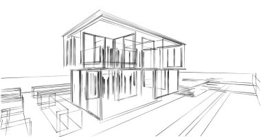 soyut mimari duvar kağıdı, dijital arkaplan