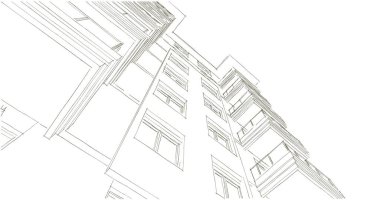 çizgili mimari duvar kağıdı, dijital arkaplan