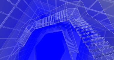 soyut mimari duvar kağıdı, dijital arkaplan