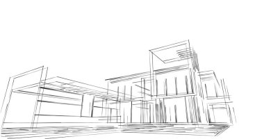 soyut mimari duvar kağıdı, dijital arkaplan