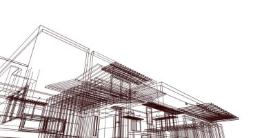 çizgili mimari duvar kağıdı, dijital arkaplan