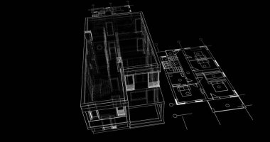 çizgili mimari duvar kağıdı, dijital arkaplan
