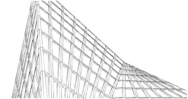 soyut mimari duvar kağıdı, dijital arkaplan