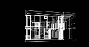 çizgili mimari duvar kağıdı, dijital arkaplan