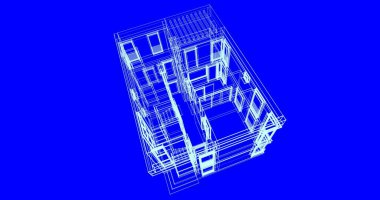 çizgili mimari duvar kağıdı, dijital arkaplan
