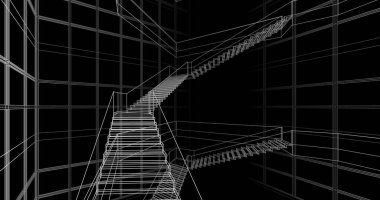 soyut mimari duvar kağıdı, dijital arkaplan