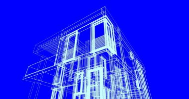 çizgili mimari duvar kağıdı, dijital arkaplan