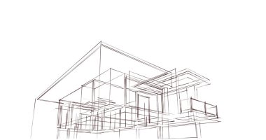 soyut mimari duvar kağıdı, dijital arkaplan