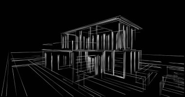 soyut mimari duvar kağıdı, dijital arkaplan